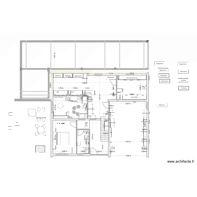 Obernai sous sol modifié. Plan de Obernai sous sol modifié. Plan de