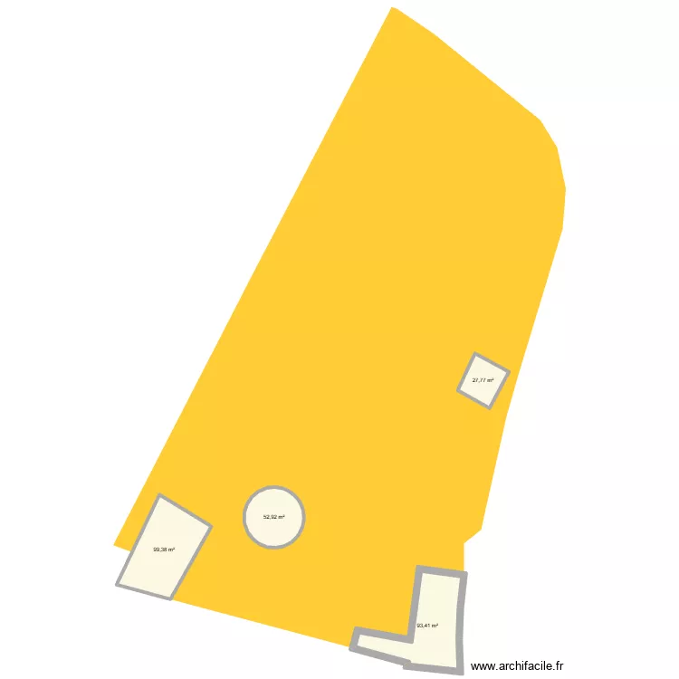 plan cadastre noiz&eacute;. Plan de 
