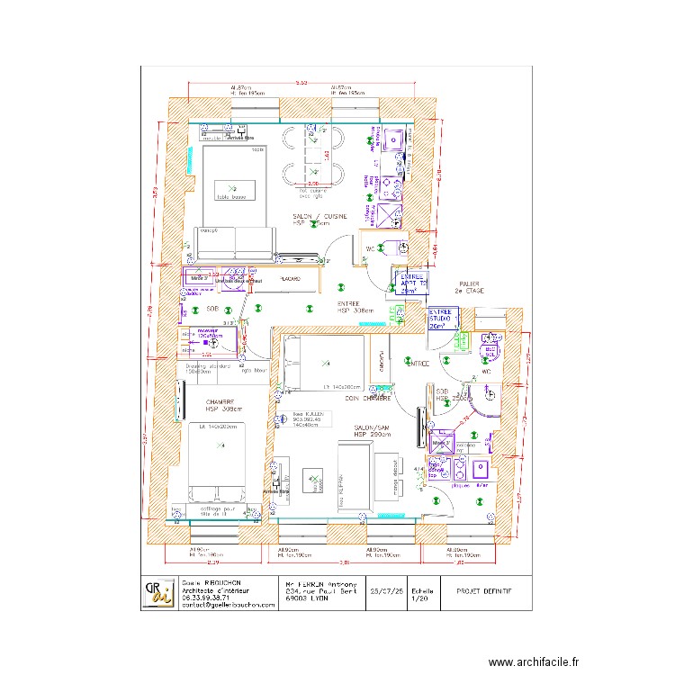 Plan Elec PB. Plan de 0 pièce et 0 m2