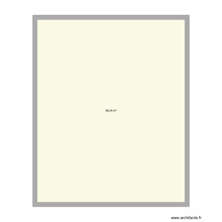 Apart Fond Collet. Plan de 1 Pièce et 89 m² Apart Fond Collet. Plan de 1 Pièce et 89 m²