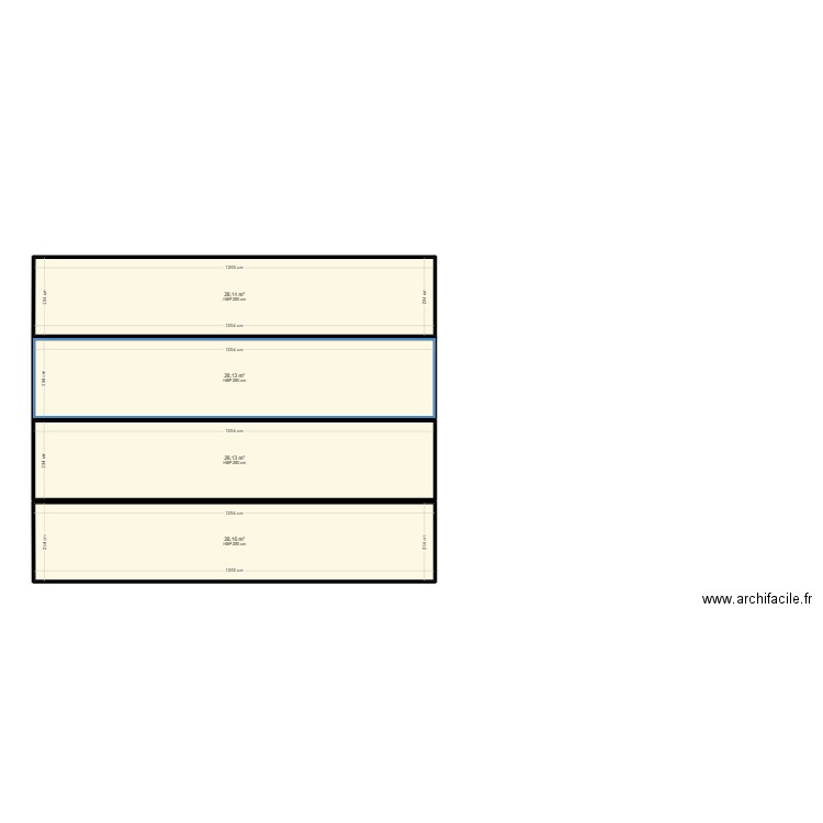 base 4X40. Plan de 0 pièce et 0 m2