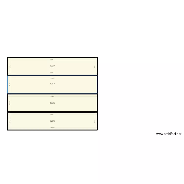 base 4X40. Plan de 0 pièce et 0 m2
