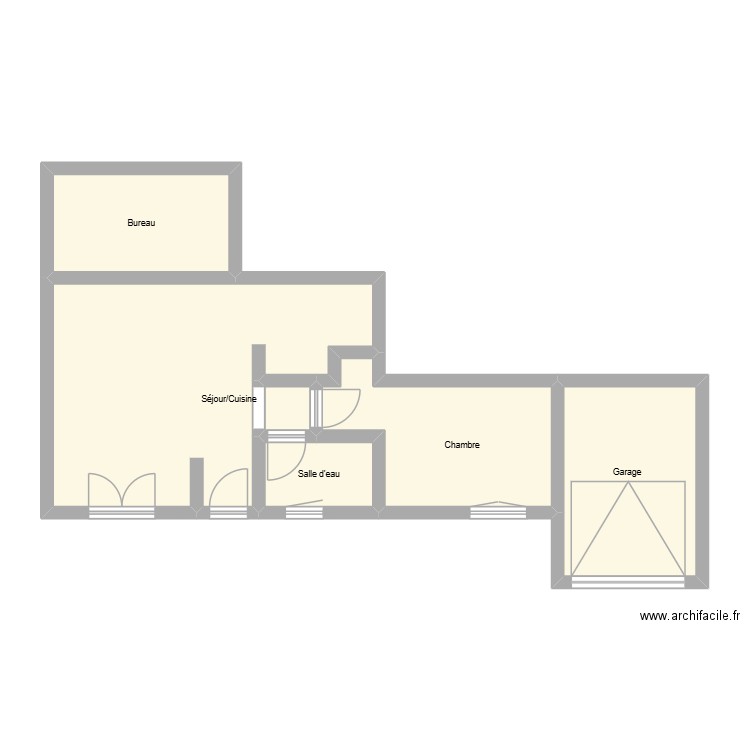 251002AG-ITHURRIA. Plan de 6 pièces et 57 m2