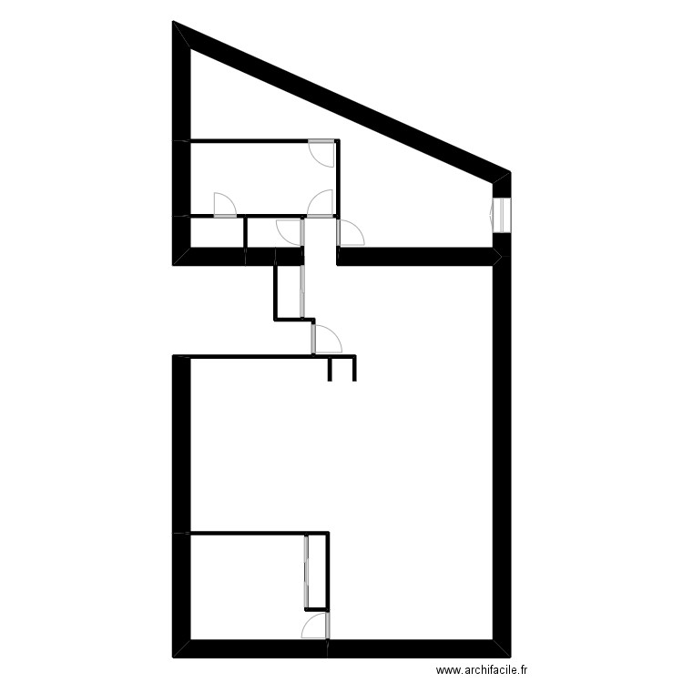 ASTIER. Plan de 7 pièces et 123 m2