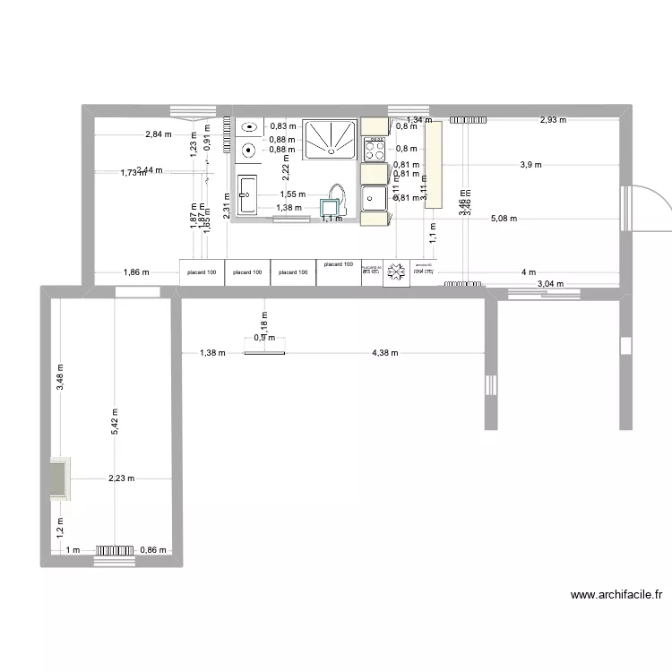 DEF MEYRARGUES SANS MEUBLES. Plan de DEF MEYRARGUES SANS MEUBLES. Plan de