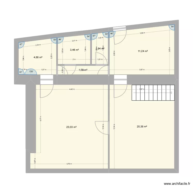 Ti Roz Rdc. Plan de 7 Pièces et 67 m² Ti Roz Rdc. Plan de 7 Pièces et 67 m²
