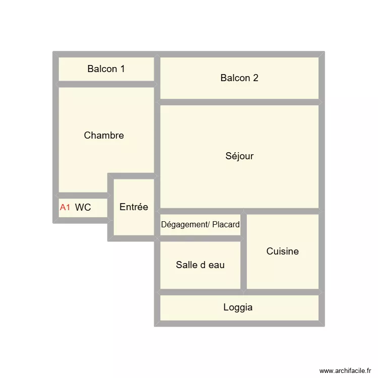 2507 LE MESTRE GUESDE. Plan de 