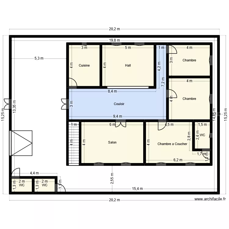Plan 20mx15m Client 37 19 52 73 V2. Plan de 12  et 437 m²
