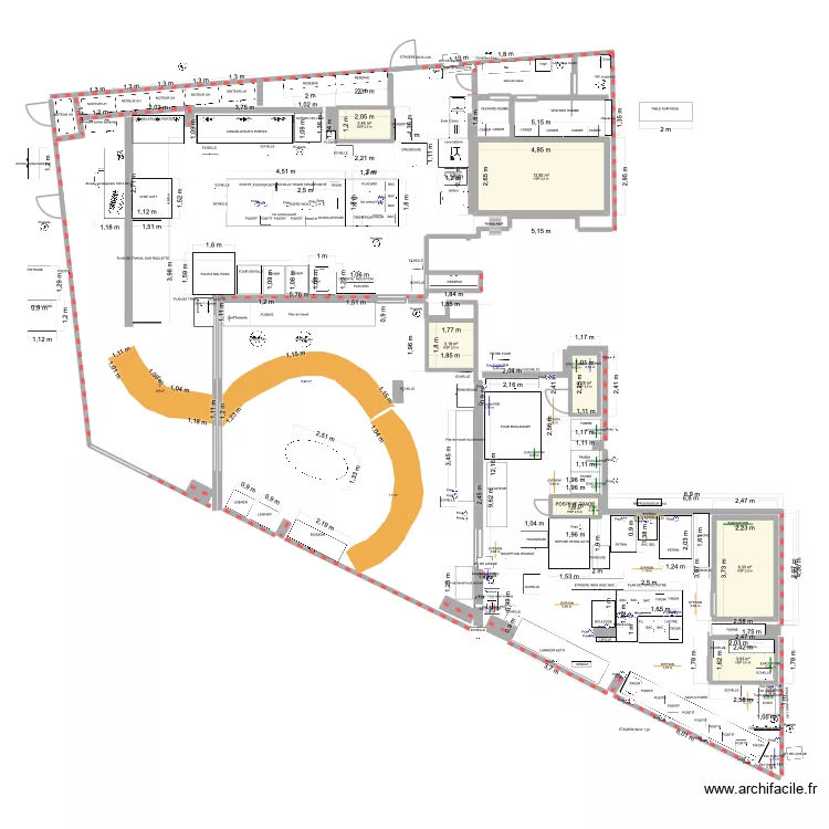 plaisir mansart. Plan de 