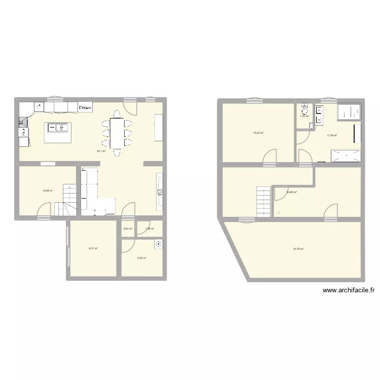 dondon. Plan de 11  et 149 m²