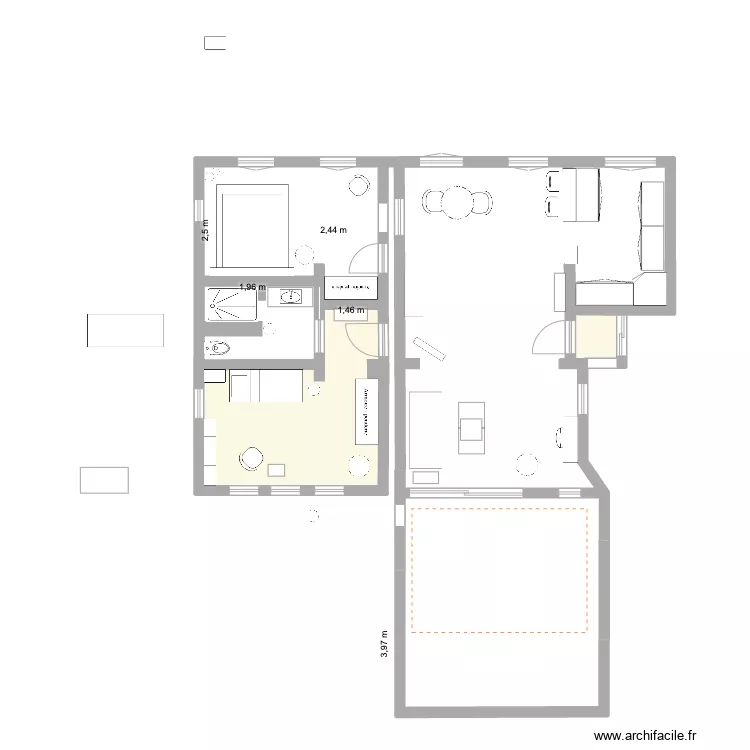 Loft Uzes Duplex. Plan de Loft Uzes Duplex. Plan de