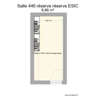Salle 446 r&eacute;serve ESIC