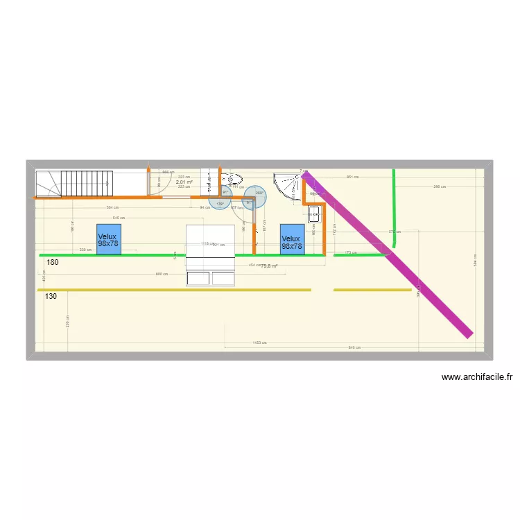 APPART 1 NIV2 140224. Plan de 