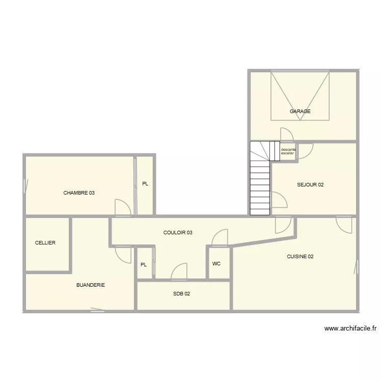 PAGES RDC. Plan de 13 et 88 m² PAGES RDC. Plan de 13 et 88 m²