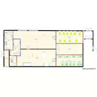 creche 21 avec 21 enfants bureau intérieur et passage