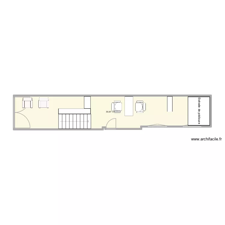 Bella Donna. Plan de 1  et 31 m²