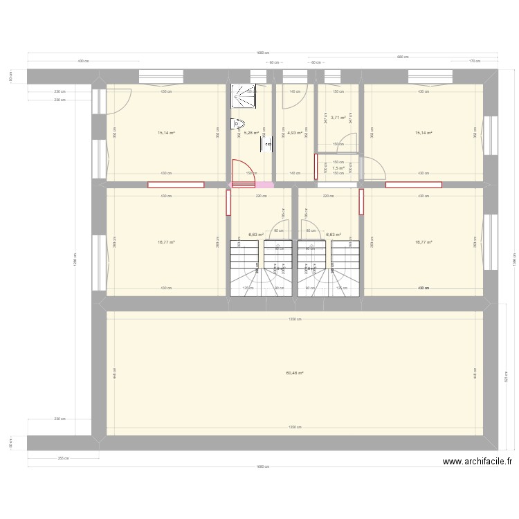 20240313 Projet Rénovation Mury MODIF. Plan de 0 pièce et 0 m2