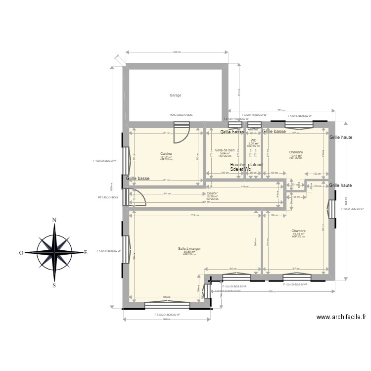 ML23052125. Plan de 8 pièces et 102 m2