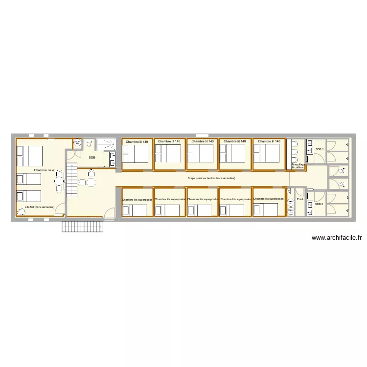 Plans &eacute;curies. Plan de 