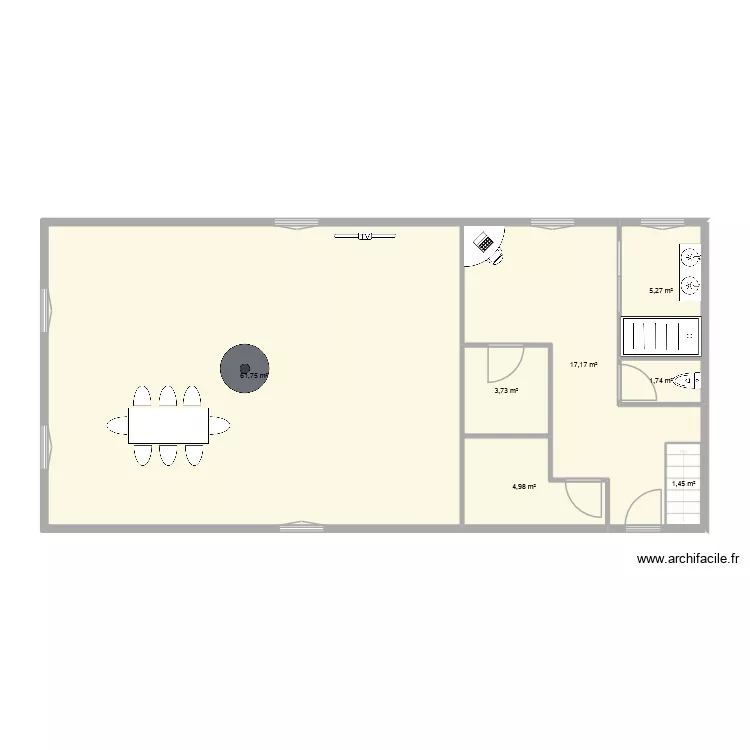 Plan Carla Kevin. Plan de 14  et 193 m²