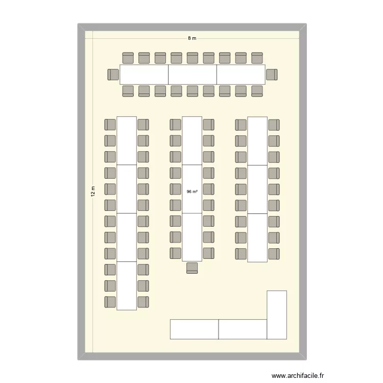 Barnum 3. Plan de 1 Pièce et 96 m² Barnum 3. Plan de 1 Pièce et 96 m²