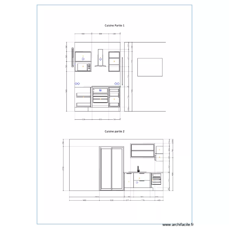 Projet Thibault Foucher. Plan de 