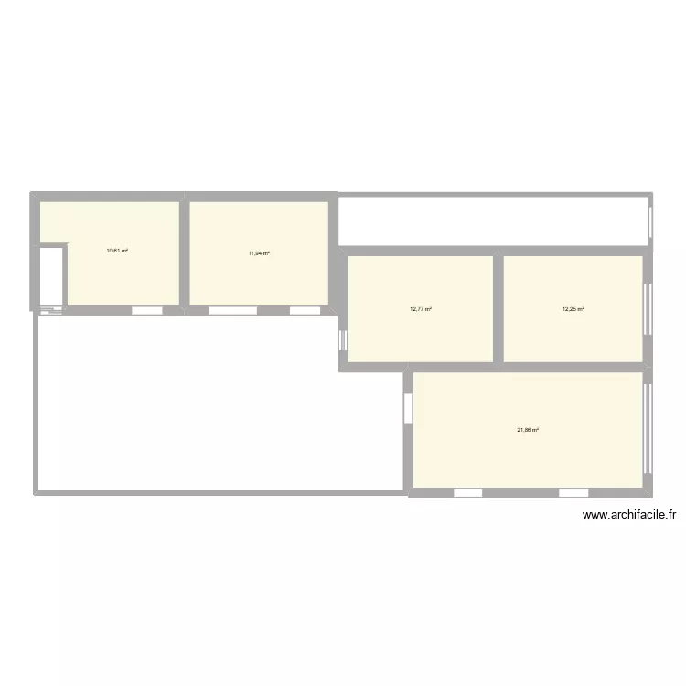 CAPELLE a pas toucher. Plan de 5  et 69 m²