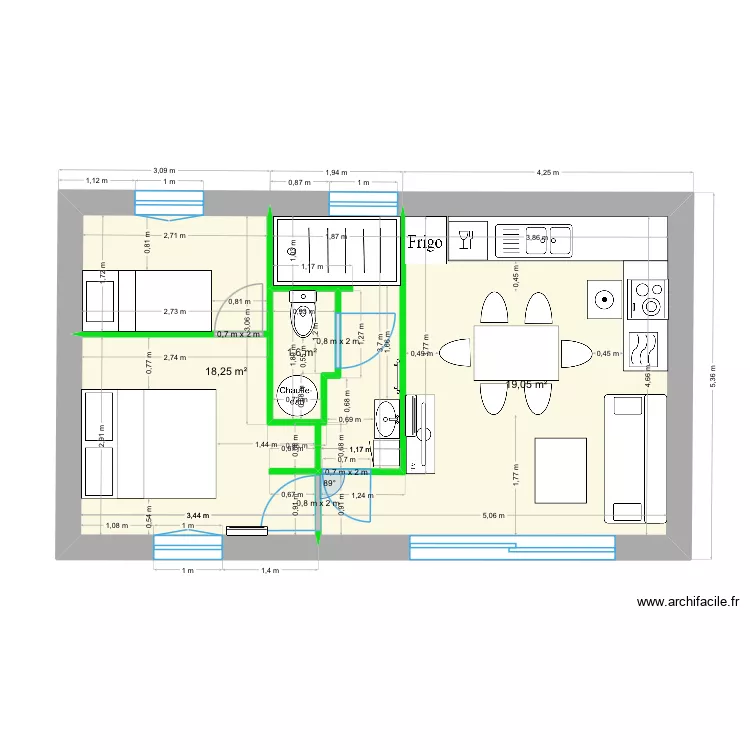 Plan garage 2. Plan de Plan garage 2. Plan de