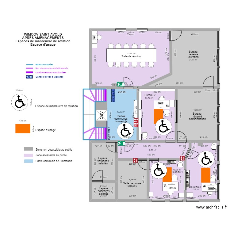 WIMOOV SAINT-AVOLD APRES TRAVAUX Espaces de rotation. Plan de 0 pièce et 0 m2