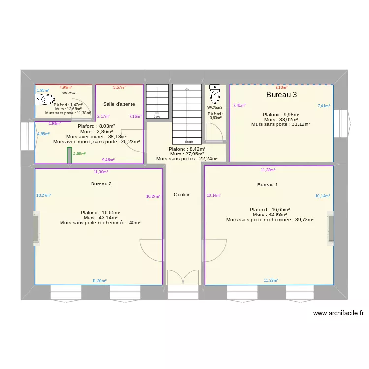 RDC - Mesures plaquiste. Plan de 