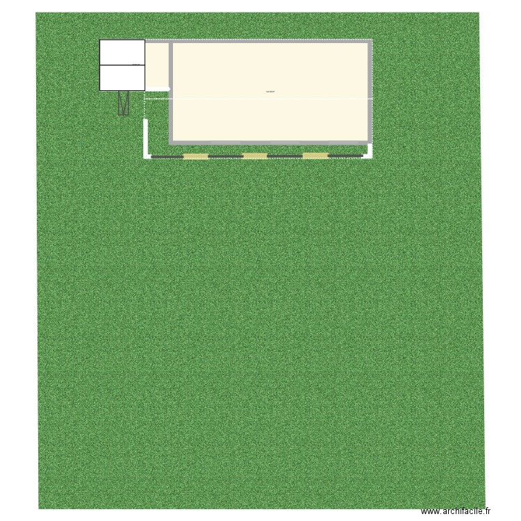 SAINT JEAN DU PIN 2. Plan de 2 pièces et 155 m2