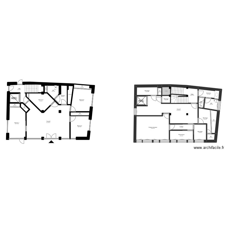 Lavaur - EDL. Plan de 48 pièces et 205 m2