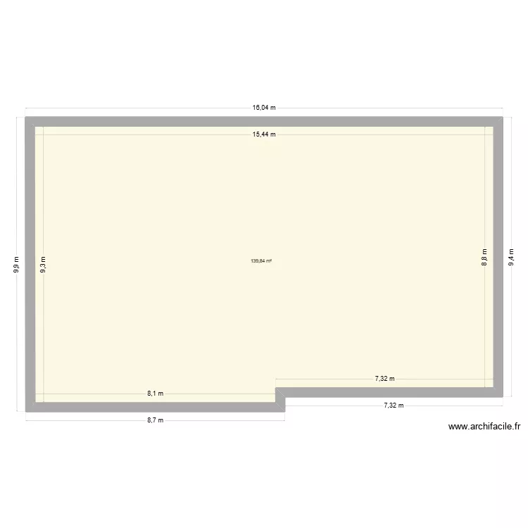 MAISON. Plan de 