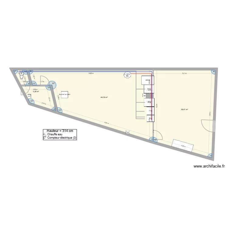 laverie merignac pressing. Plan de 3 pièces et 86 m² laverie merignac pressing. Plan de 3 pièces et 86 m²
