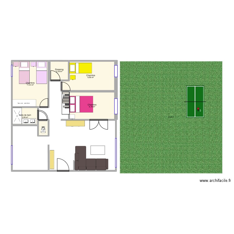 PLAN MAISON. Plan de 0 pièce et 0 m2
