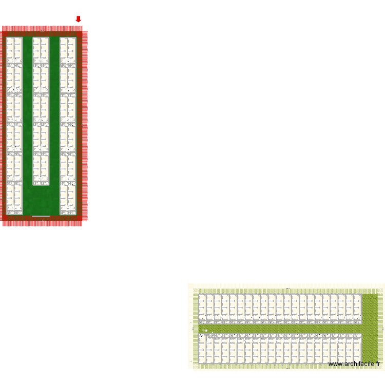 dortoir 1.E. Plan de 0 pièce et 0 m2