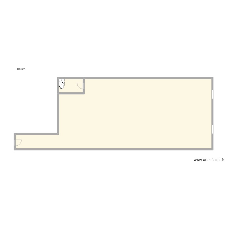 plan vierge - st honoré. Plan de 0 pièce et 0 m2