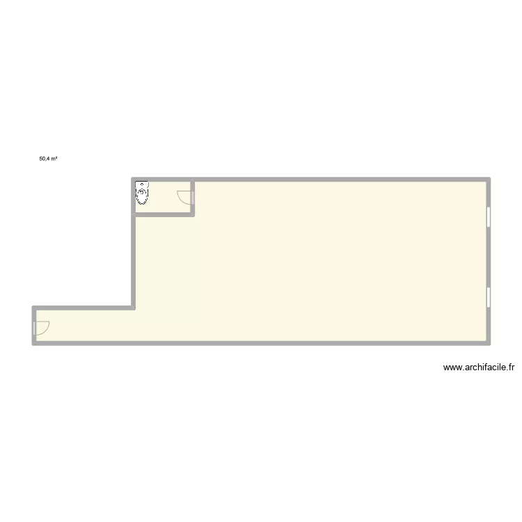 plan vierge - st honor&eacute;. Plan de 