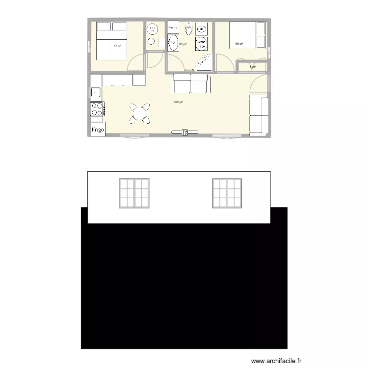 camp nictau. Plan de 