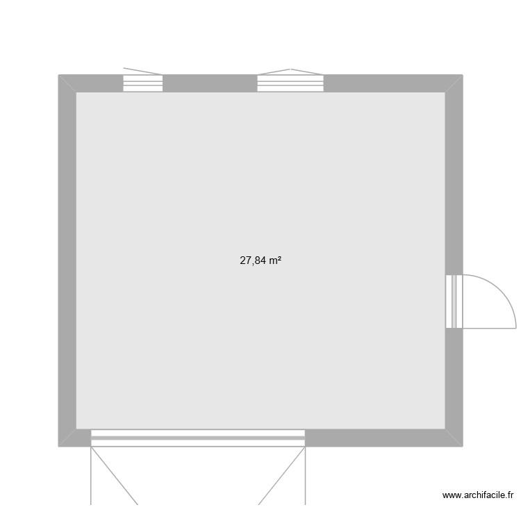 Garage. Plan de 0 pièce et 0 m2