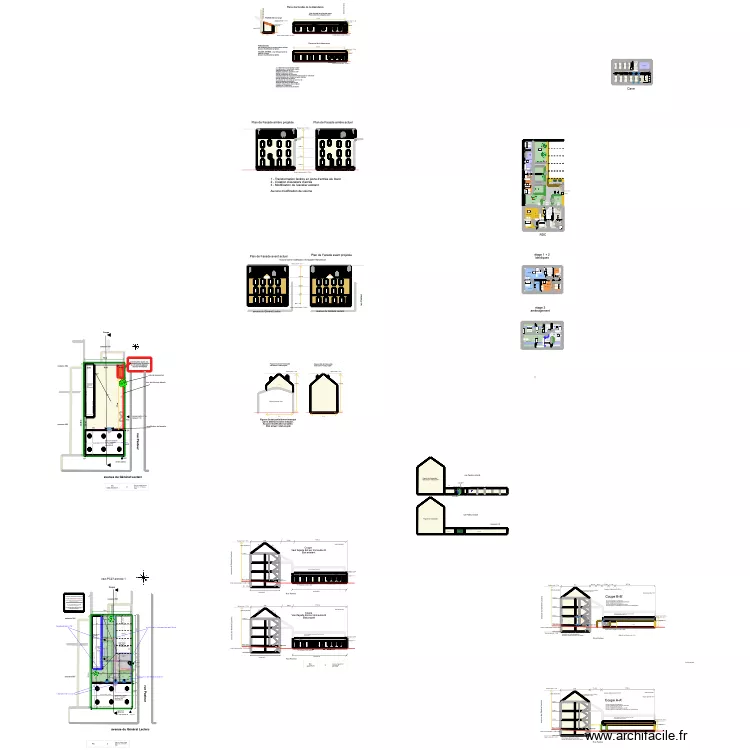 Malesherbes partage architecte 2. Plan de 311 et 3280 m² Malesherbes partage architecte 2. Plan de 311 et 3280 m²