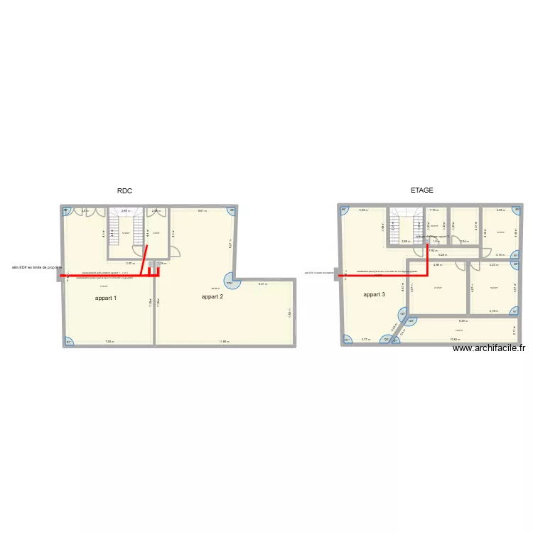 plan de masse RDC ETAGE. Plan de 10 et 361 m² plan de masse RDC ETAGE. Plan de 10 et 361 m²