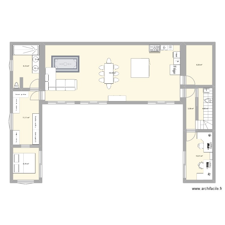 futurehome. Plan de 8 pièces et 113 m2