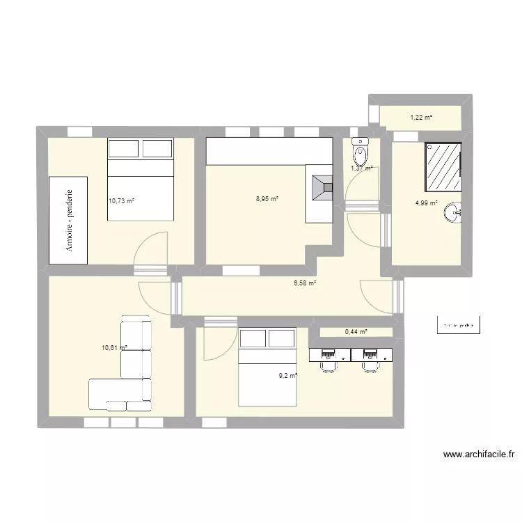 appartstmartindere. Plan de 