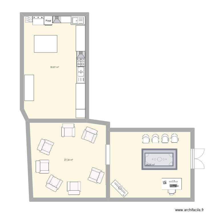 cas market. Plan de 0 pièce et 0 m2