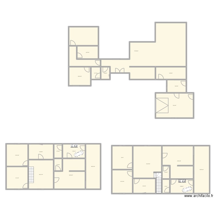 Julia 1er plan. Plan de 26 pièces et 363 m2