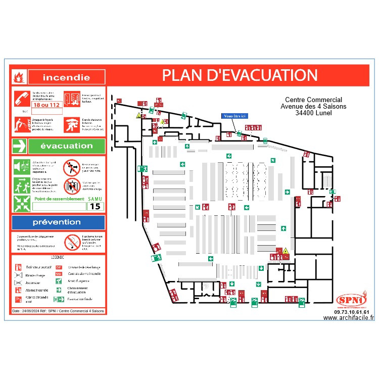 4 SAISONS INTERMARCHÉ EVAC 4. Plan de 0 pièce et 0 m2