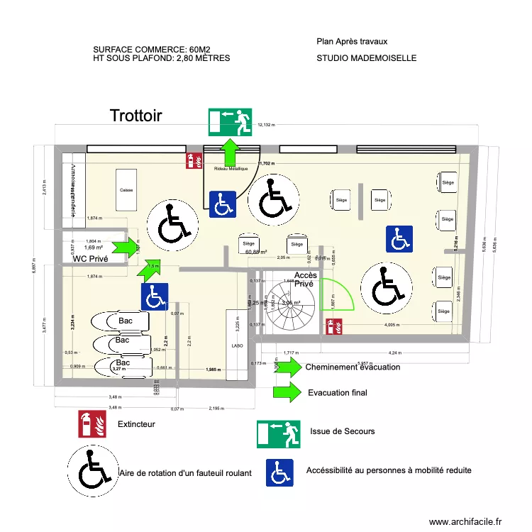 nouveau de janvier 2026 3D ok sens jo. Plan de 4 pièces et 66 m²