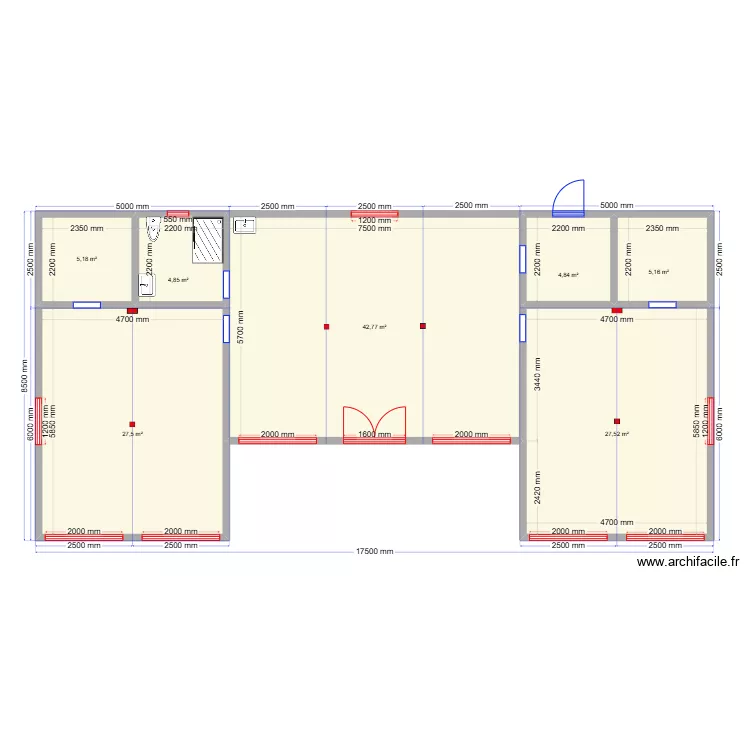 105 1 Дубна. Plan de 