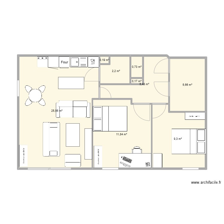 Appart. Plan de 0 pièce et 0 m2